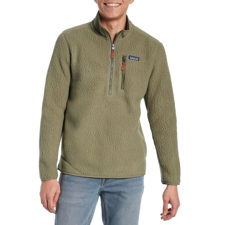 Patagonia Retro Pile Pullover - Men's Sage Khaki