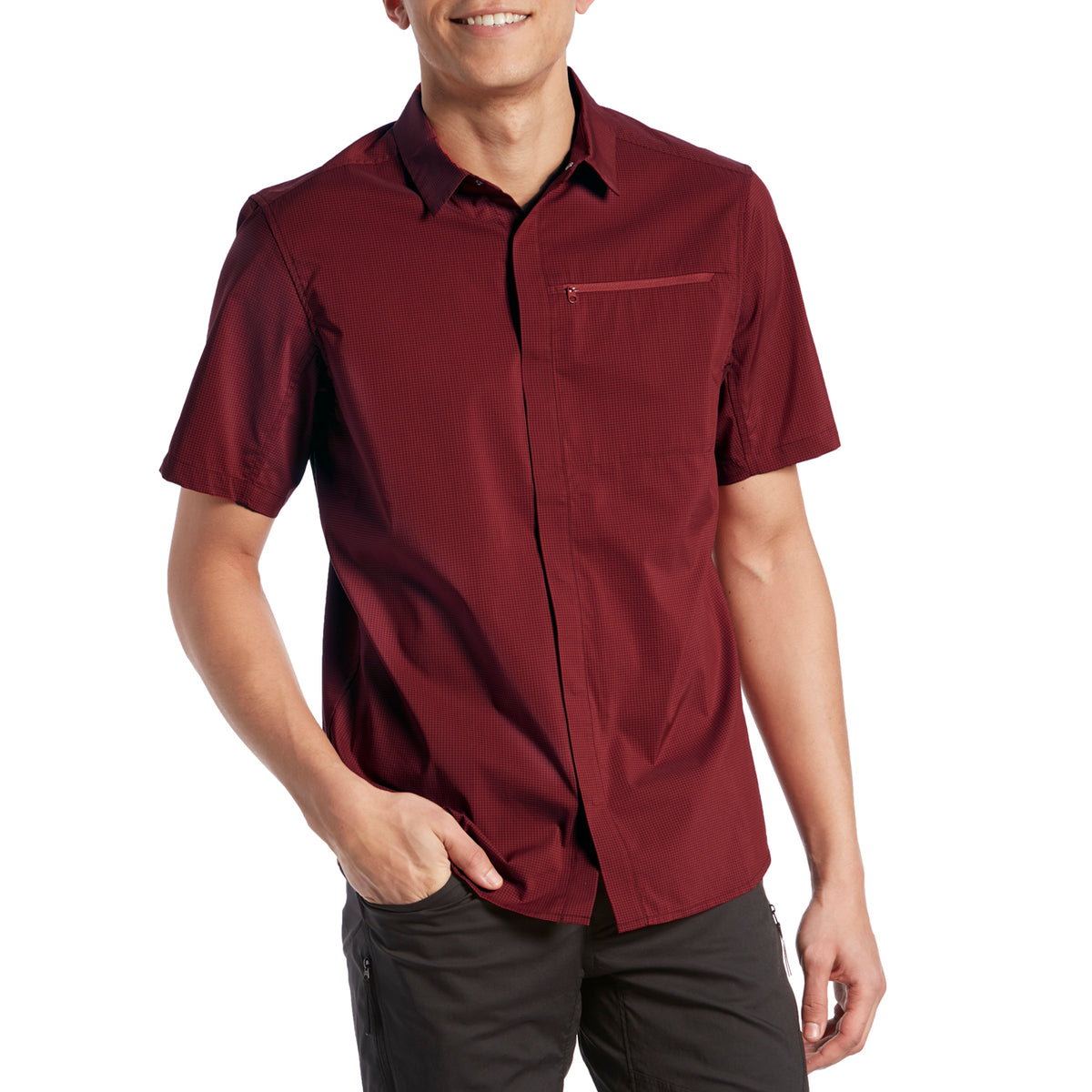 Arc'teryx Kaslo Short-Sleeve Shirt Dark Matter
