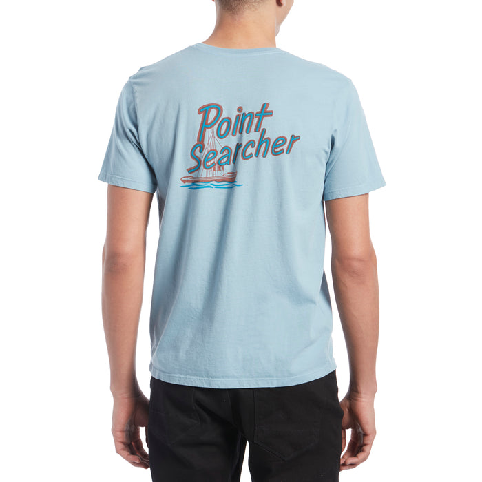 Mollusk Point Searcher T-Shirt Light Indigo