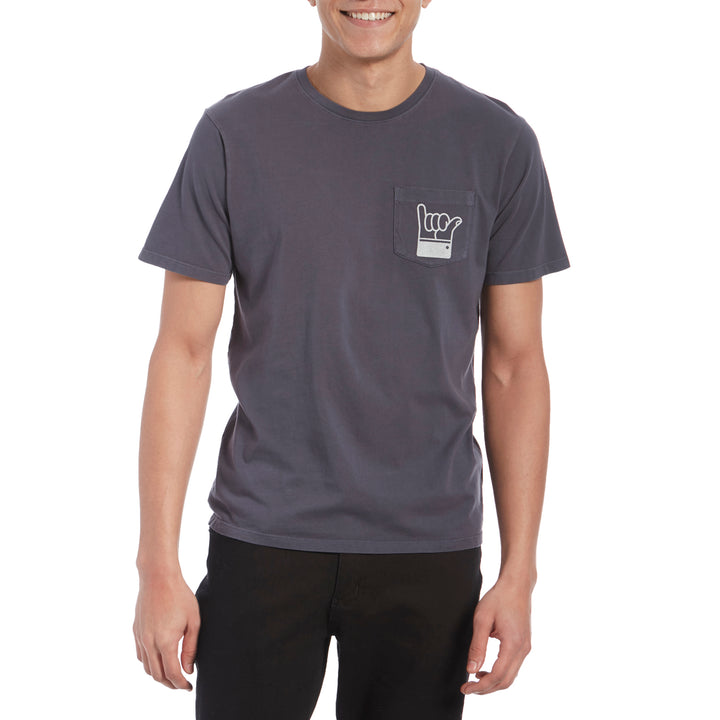 Mollusk Gentleman Shaka T-Shirt Faded Navy