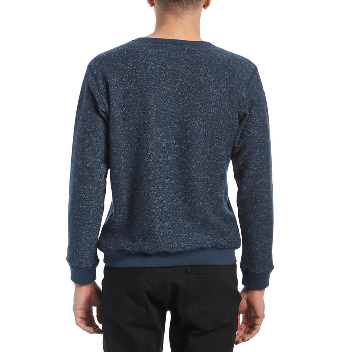 Mollusk Whale Patch Crew Sweatshirt Navy Indigo