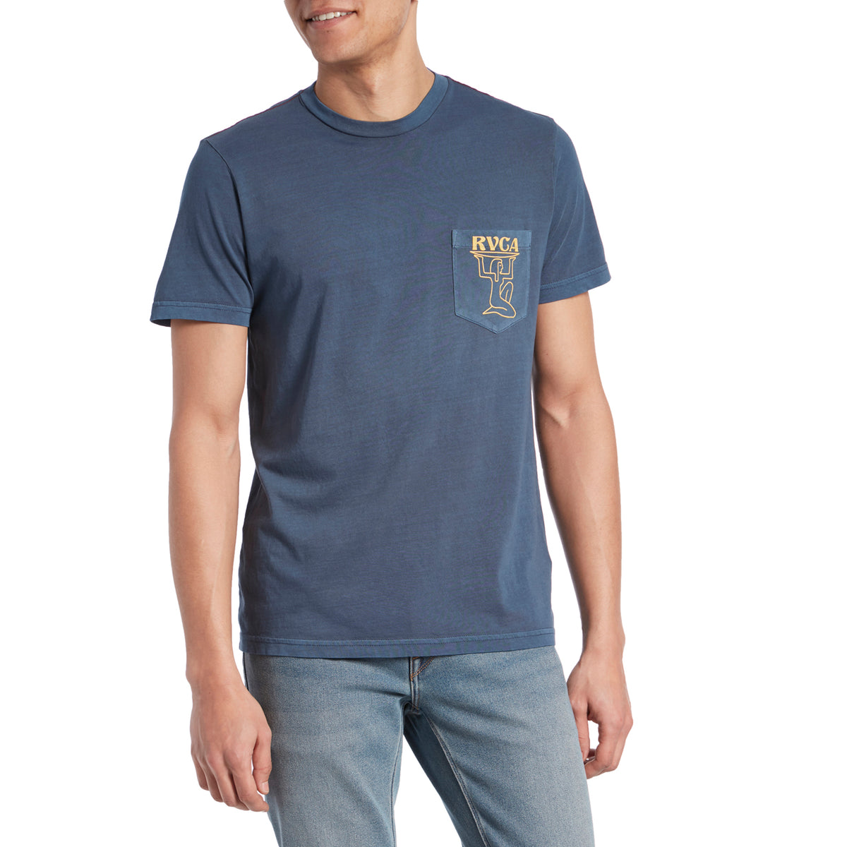 RVCA Ramses T-Shirt Moody Blue