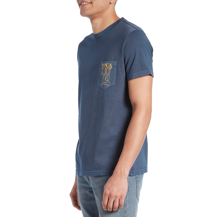 RVCA Ramses T-Shirt Moody Blue