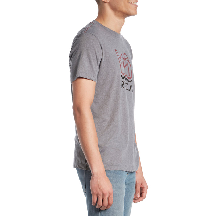 RVCA Industry Line T-Shirt Smoke