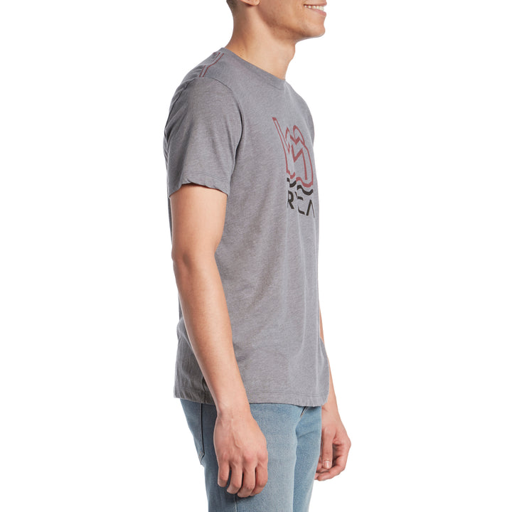 RVCA Industry Line T-Shirt Smoke