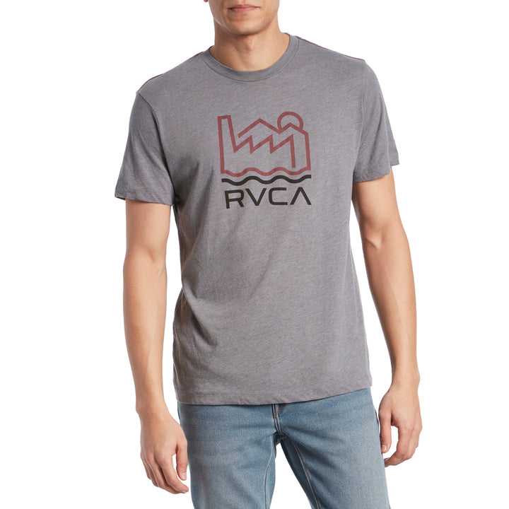 RVCA Industry Line T-Shirt Smoke