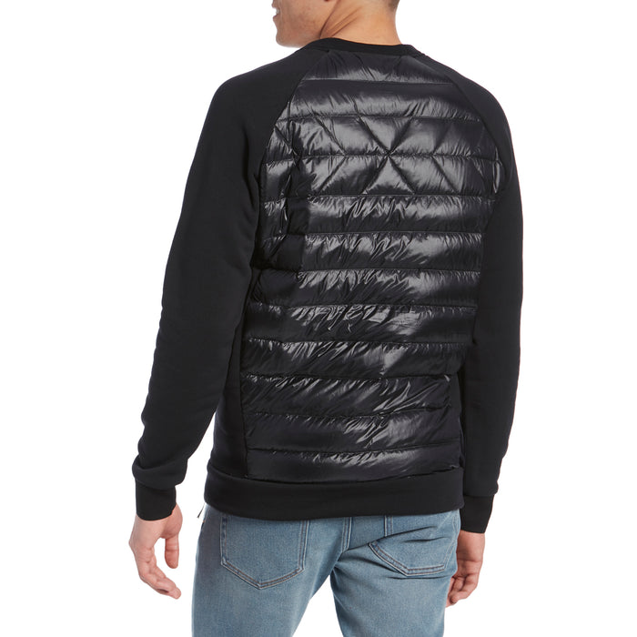 Holden Hybrid Down Crew Top Black