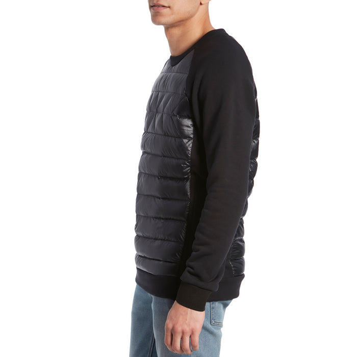 Holden Hybrid Down Crew Top Black