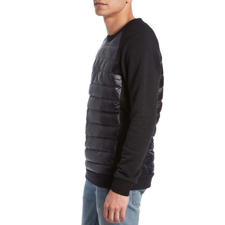 Holden Hybrid Down Crew Top Black