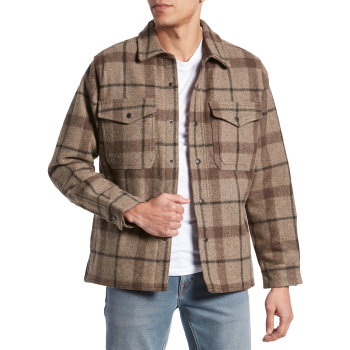 Filson Mackinaw Jac-Shirt Taupe/Brown/Black Plaid