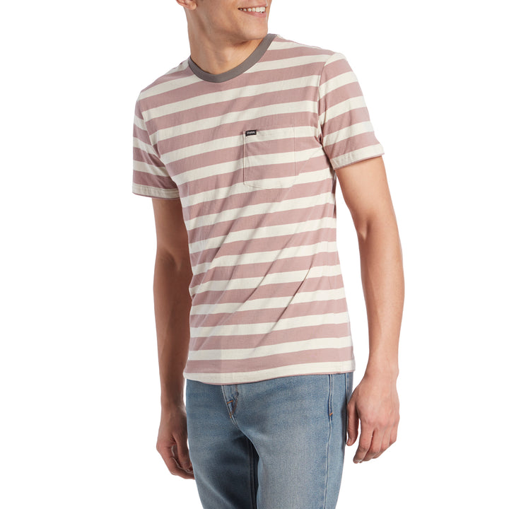 Brixton Hilt Pocket T-Shirt Mauve