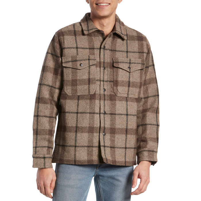 Filson Mackinaw Jac-Shirt Taupe/Brown/Black Plaid
