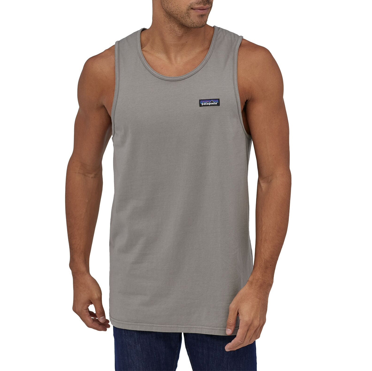 Patagonia P-6 Label Organic Tank Feather Grey
