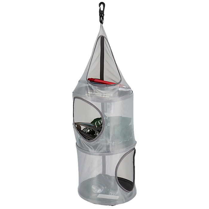 Marmot Bird House 3 Shelf Hanging Tent Organizer Steel Onyx