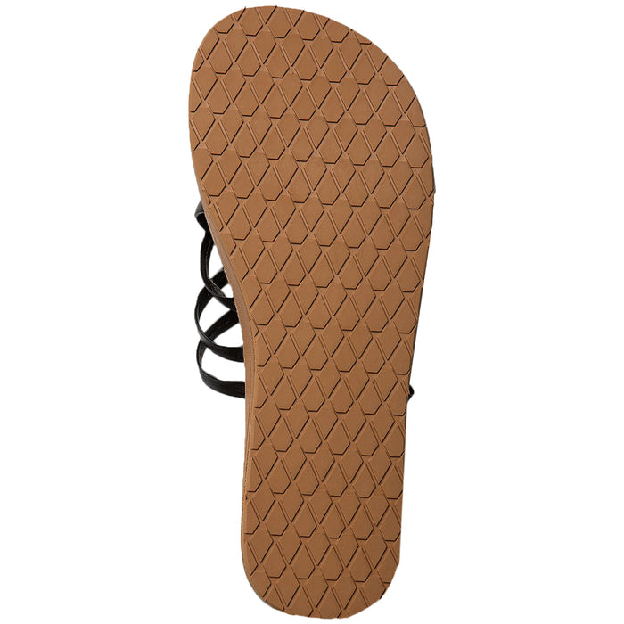 Volcom E-Cliner Multi-Strap Sandals - Women's Black