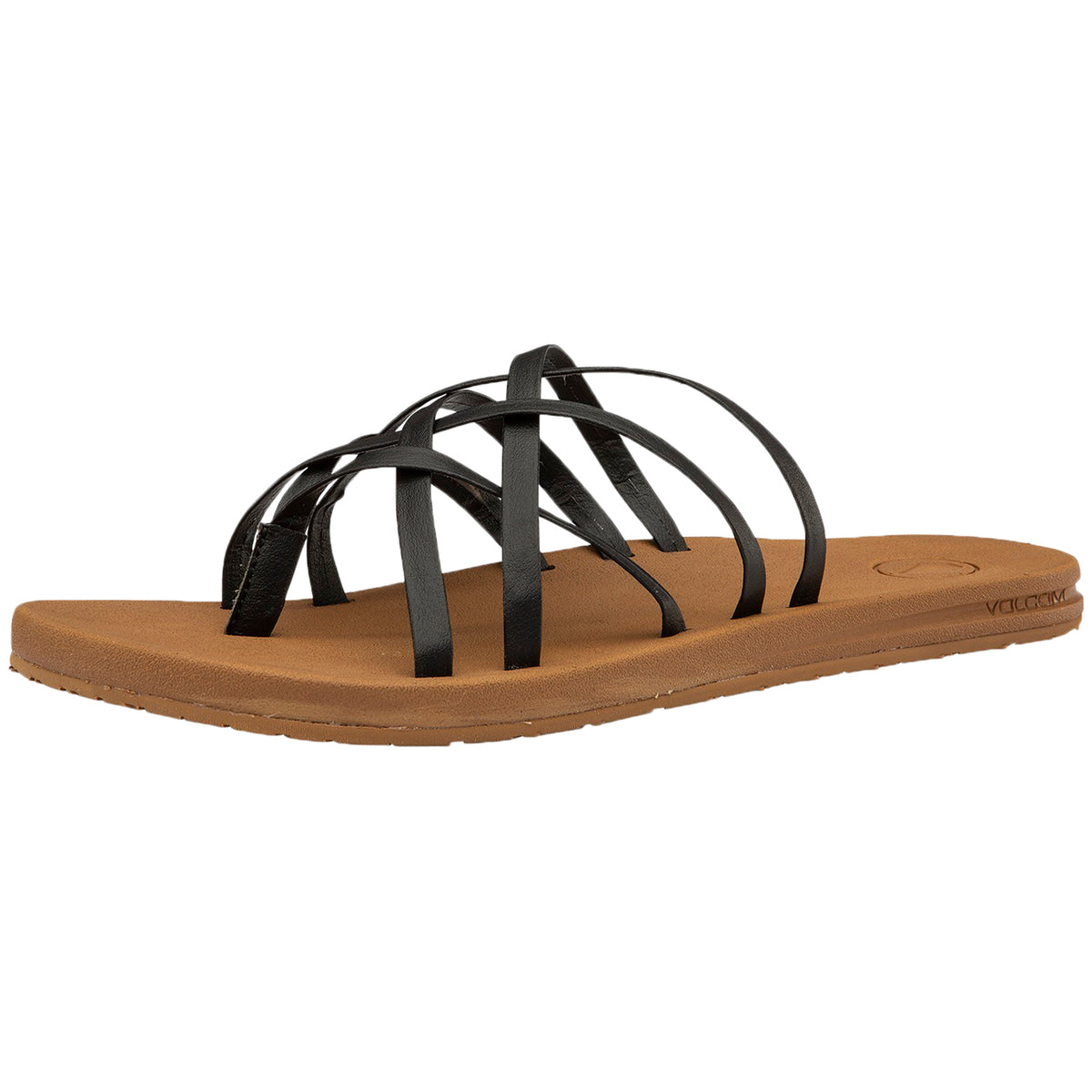 Volcom E-Cliner Multi-Strap Sandals - Women's Black