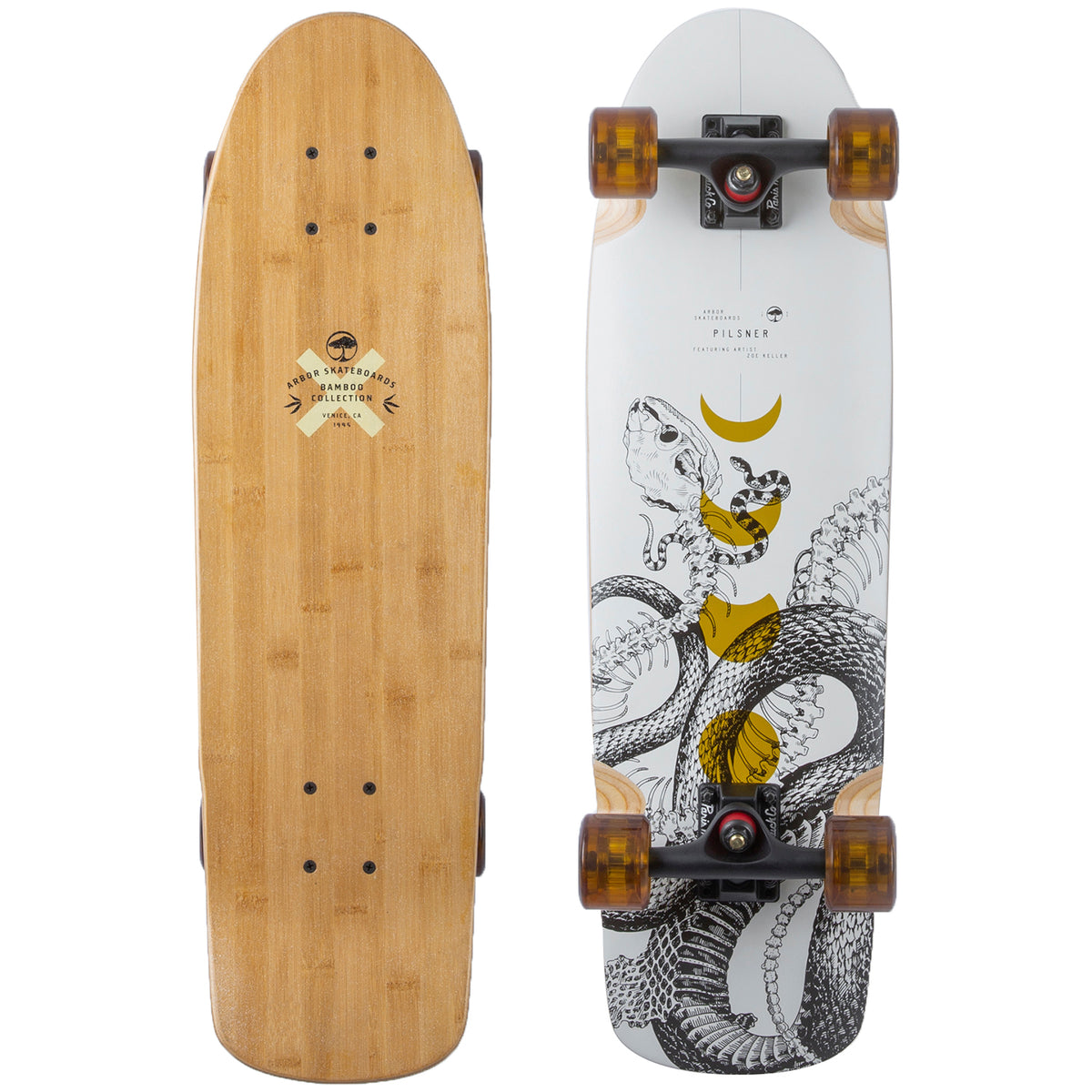 Arbor Pilsner Bamboo Cruiser Skateboard Complete