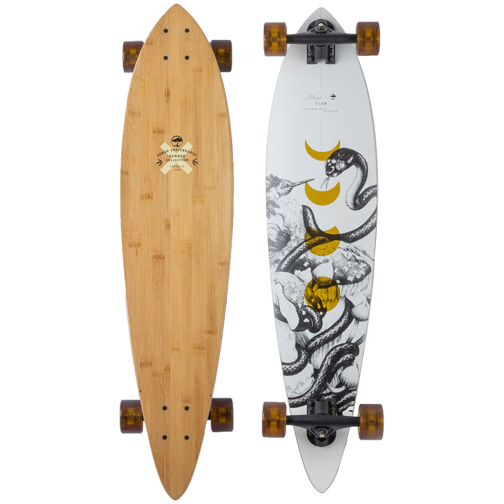 Arbor Fish Bamboo Longboard Complete
