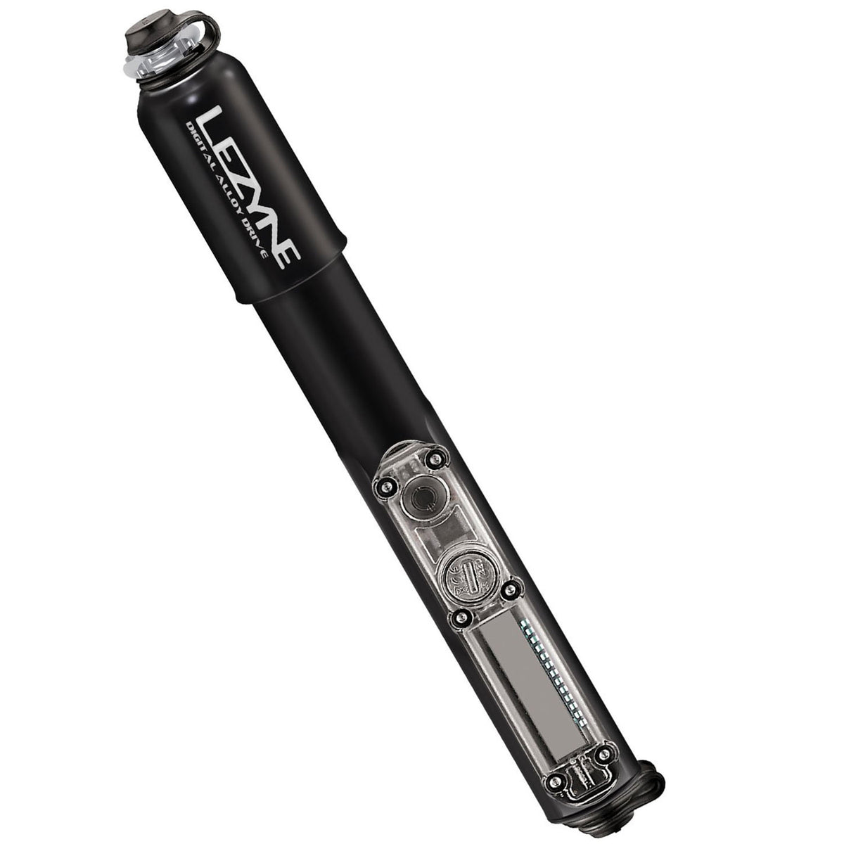 Lezyne Digital Alloy Drive Hand Pump Black Gloss