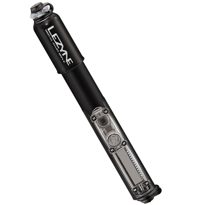 Lezyne Digital Alloy Drive Hand Pump Black Gloss