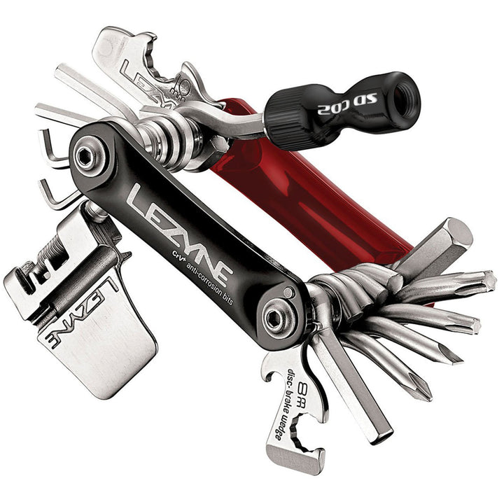 Lezyne RAP 21 CO2 Multi Tool Red/Black