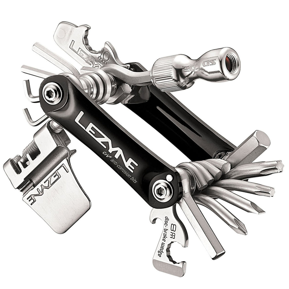Lezyne RAP 21 CO2 Multi Tool Black
