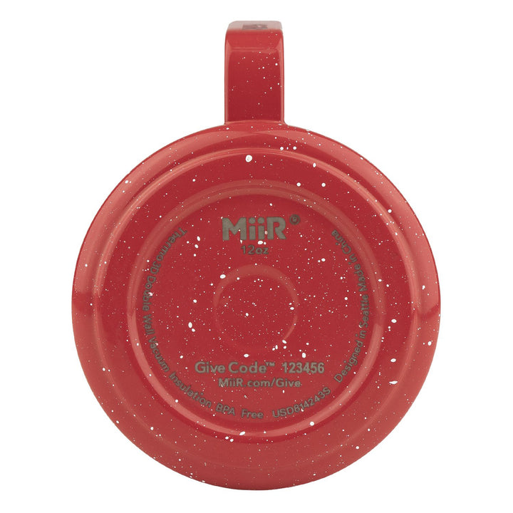 MiiR 12oz Speckled Camp Cup Red Speckle