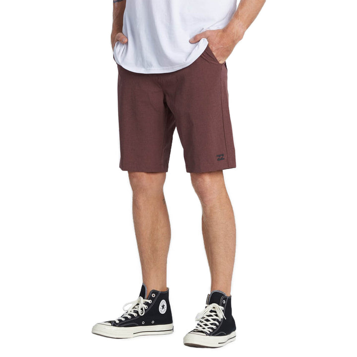 Billabong Crossfire 21" Hybrid Shorts Burgundy