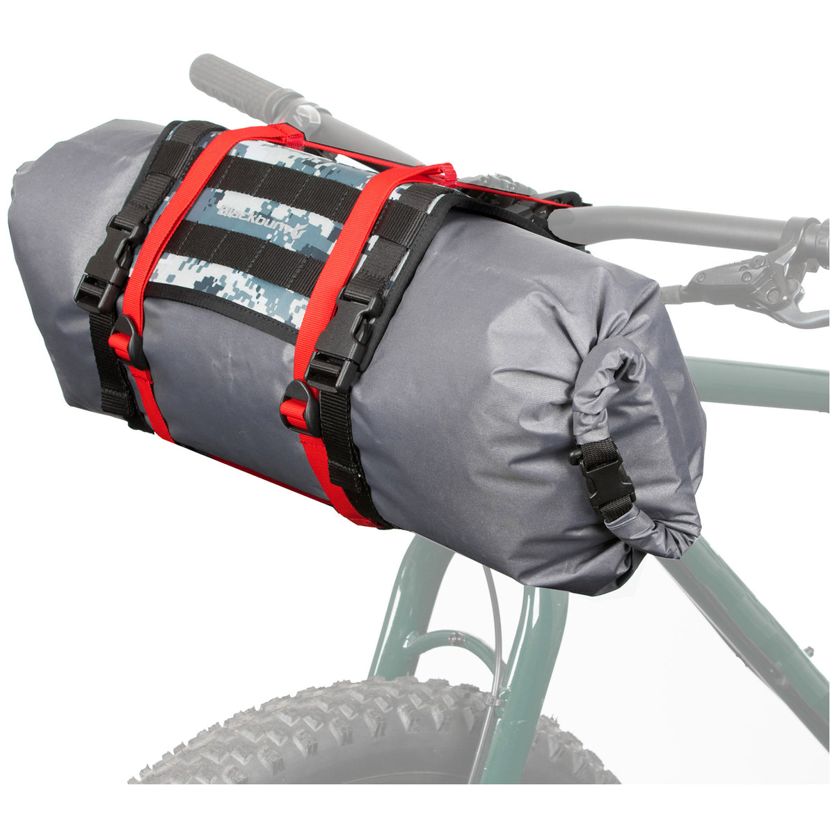 Blackburn Outpost Handlebar Roll with Dry Bag Digital Camo