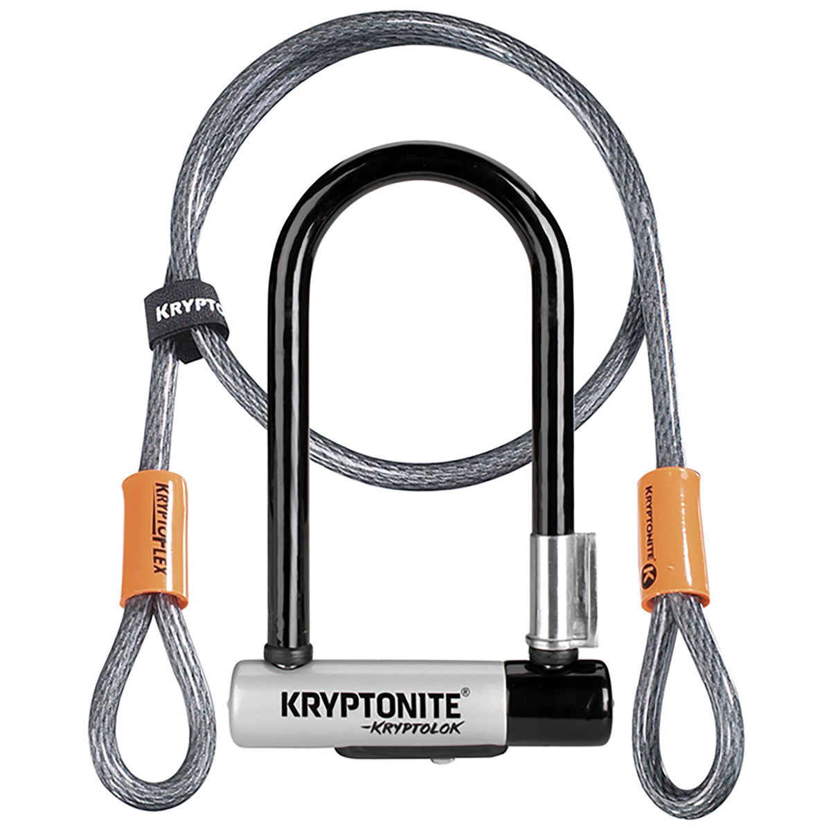 Kryptonite KryptoLok Mini-7 U-Lock with 4' Flex Cable