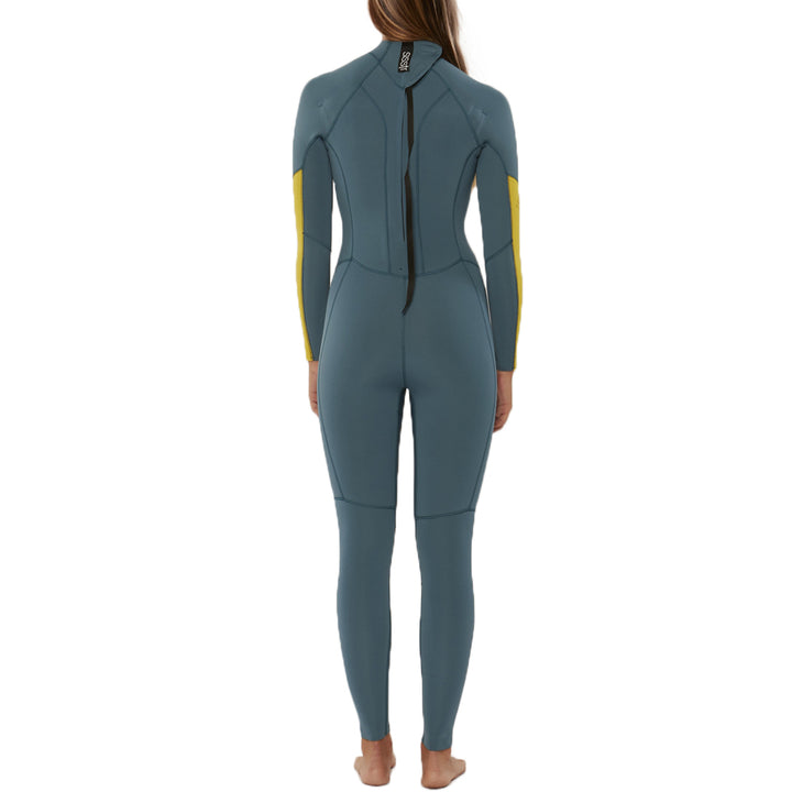 Sisstrevolution 3/2 7 Seas Back Zip Wetsuit - Women's Marine