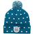 MONS ROYALE Pom-Pom Beanie Oily Blue/White