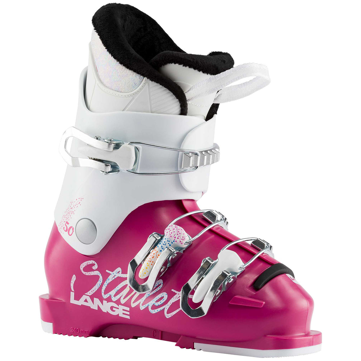 Lange Starlet 50 Ski Boots - Girls' 2020 Magenta Sparkle