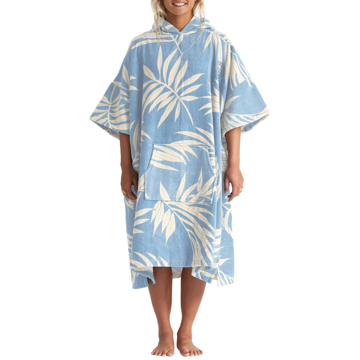Billabong Hooded Towel - Women's Blue Palms