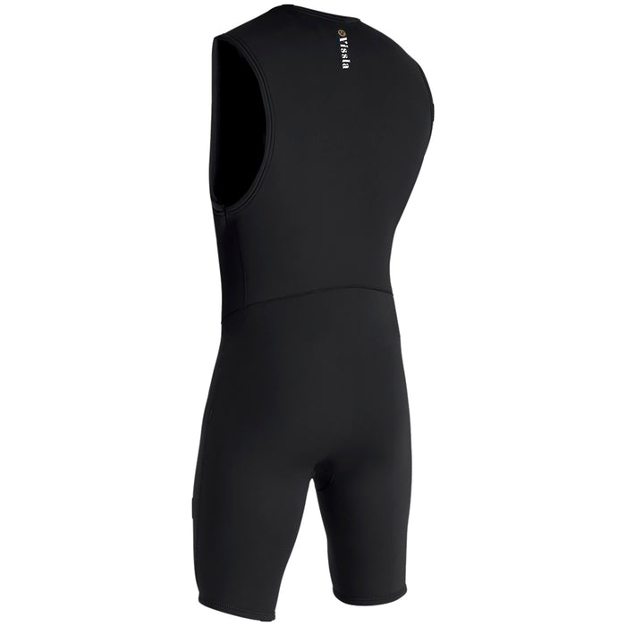 Vissla 7 Seas 2/2 Short John Springsuit Black