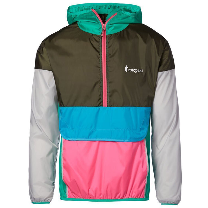Cotopaxi Teca Half-Zip Rain Shell Lily Pad
