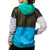 Cotopaxi Teca Half-Zip Rain Shell Lily Pad