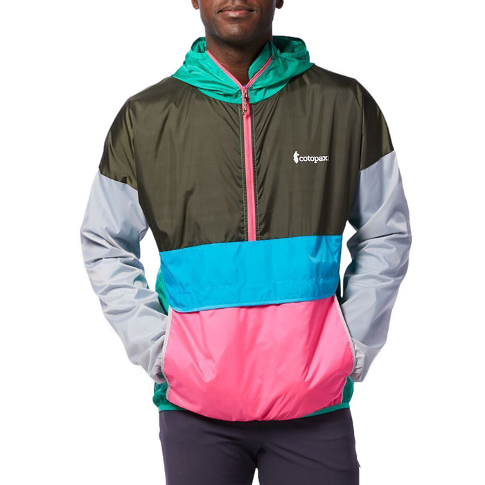 Cotopaxi Teca Half-Zip Rain Shell Lily Pad