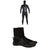 Billabong 5/4 Absolute X Chest Zip Hooded Wetsuit + Billabong 5mm Furnace Absolute Split Toe Wetsuit Boots