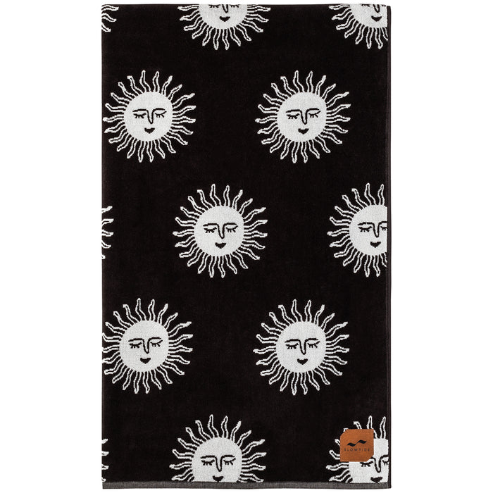 Slowtide Slow Burn Towel Black
