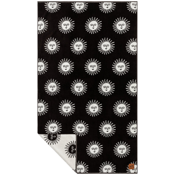 Slowtide Slow Burn Towel Black