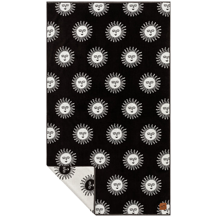 Slowtide Slow Burn Towel Black
