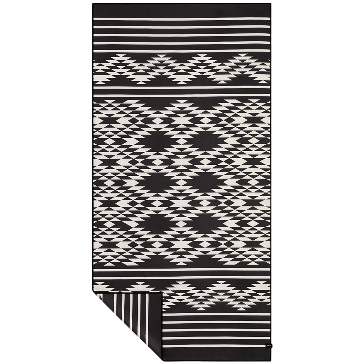 Slowtide Badlands Travel Towel Black