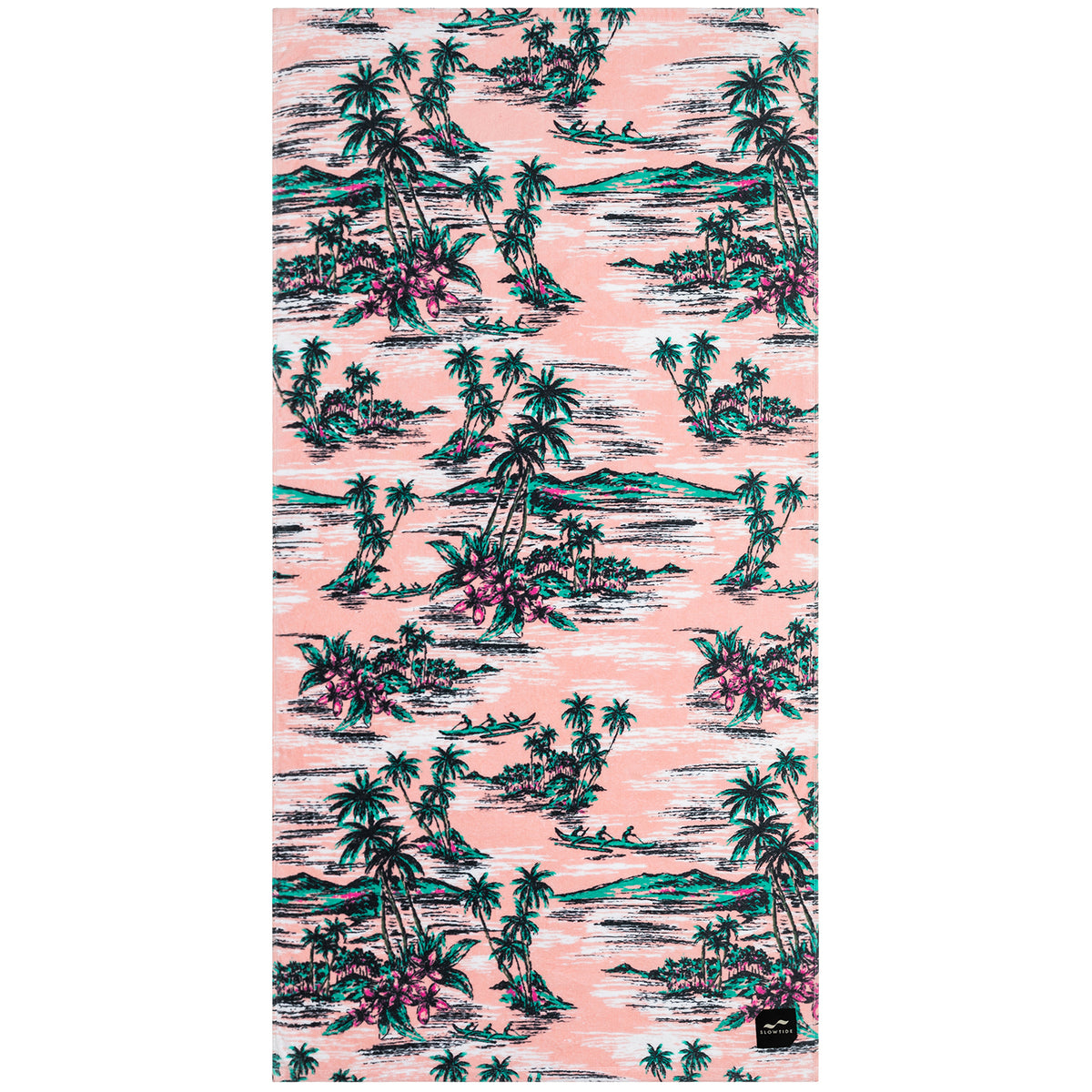 Slowtide Outrigger Towel Pink