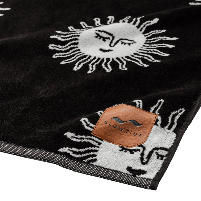 Slowtide Slow Burn Towel Black