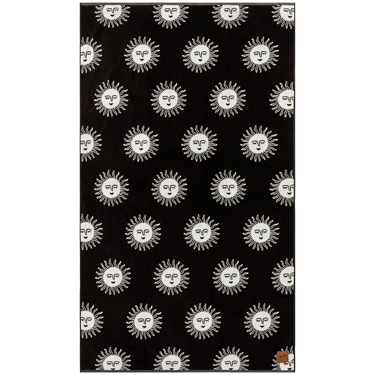 Slowtide Slow Burn Towel Black