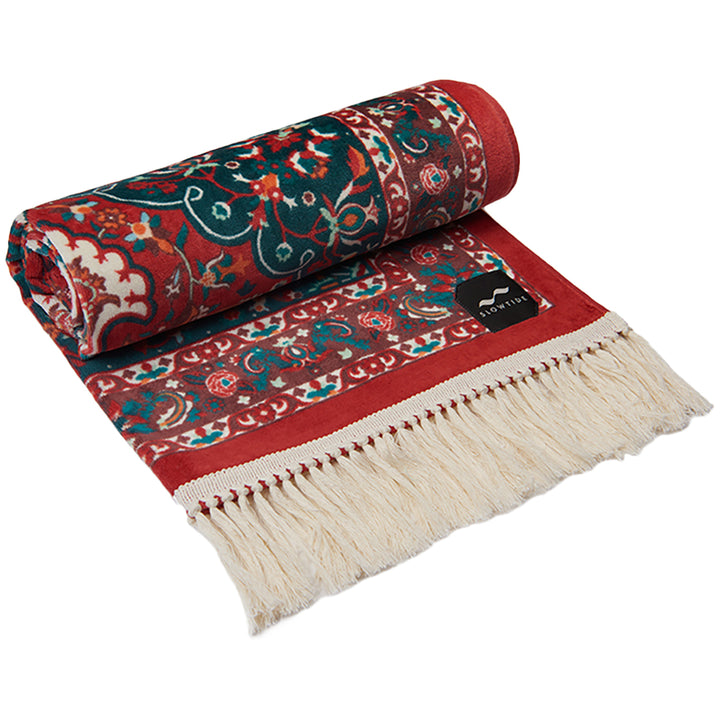 Slowtide Haven Towel Burgundy