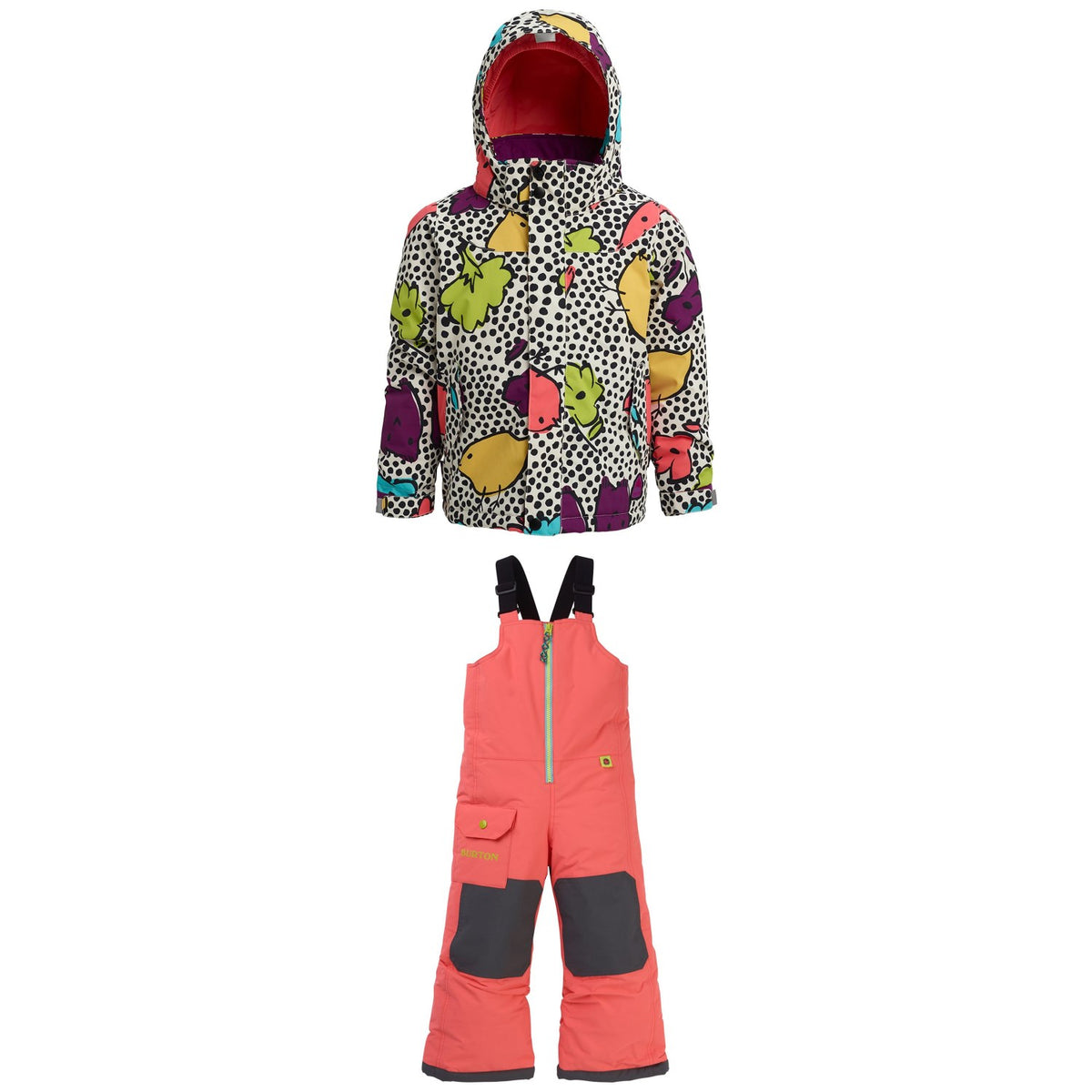 Burton Elodie Jacket - Toddler Girls' + Burton Maven Bibs - Little Kids'