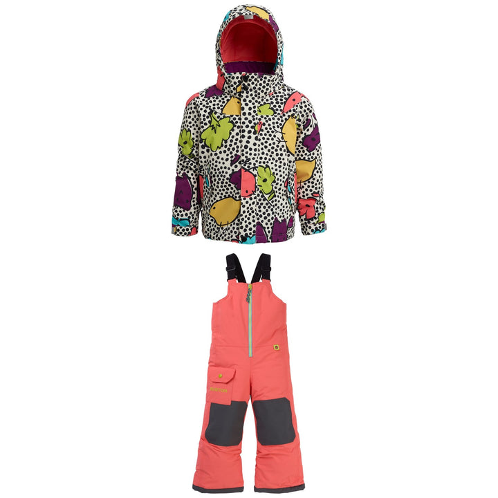 Burton Elodie Jacket - Toddler Girls' + Burton Maven Bibs - Little Kids'