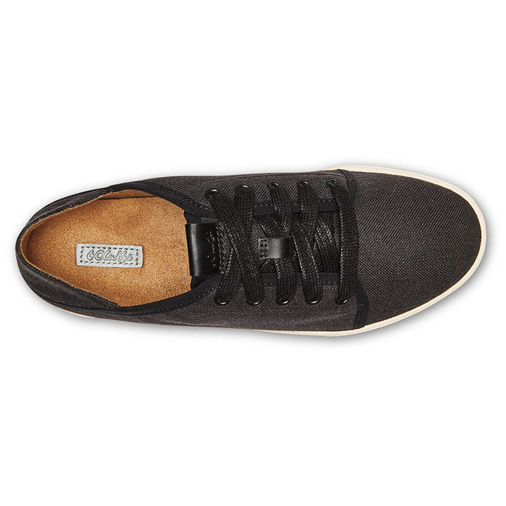 Olukai Pehuea Li Linen Shoes - Women's Black